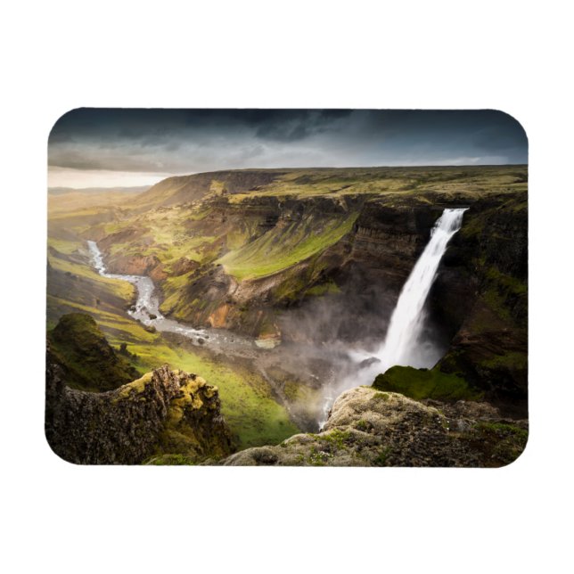 Íman Haifoss Waterfall | Verão na Islândia (Horizontal)