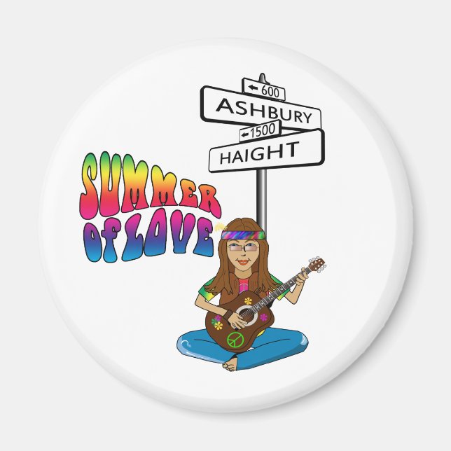 Íman Haight Ashbury Summer of Love (Frente)