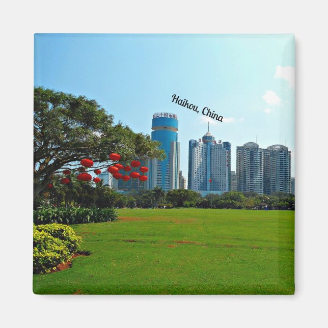 Íman Haikou, paisagem urbana da China (Frente)