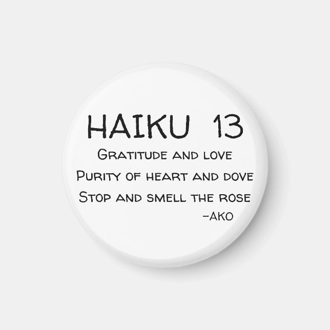 ÍMAN HAIKU 13 (Frente)