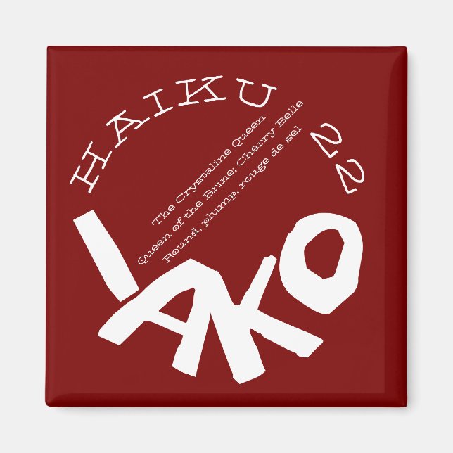 ÍMAN HAIKU 22 (Frente)