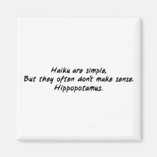 Íman Haiku são simples