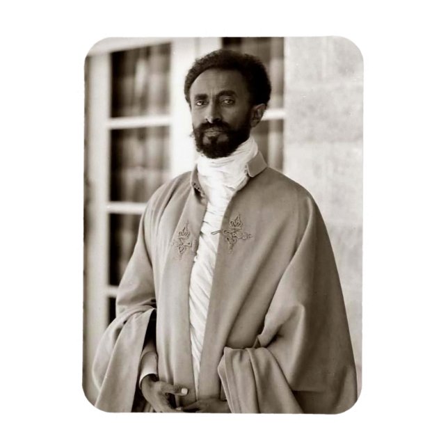 Íman Haile Selassie - HIM - Rastafari - Jah Magnet (Vertical)