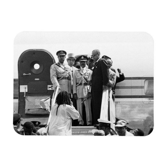 Íman Haile Selassie - HIM - Rastafari - Jah Magnet (Horizontal)