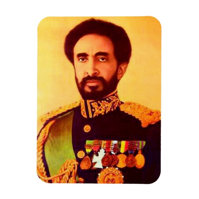 Íman Haile Selassie - Rastafara reggae Rasta íman - (Vertical)