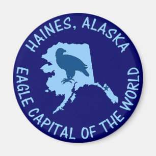 Íman Haines, capital de Alaska Eagle do mundo
