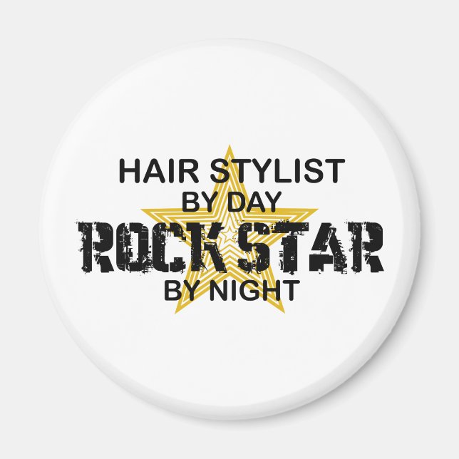 Íman Hair Stylist Rock Star por Noite (Frente)