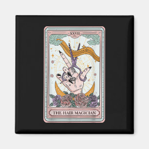 Íman Hairstylist Tarot Card Gothic Hairdresser Salon Ha