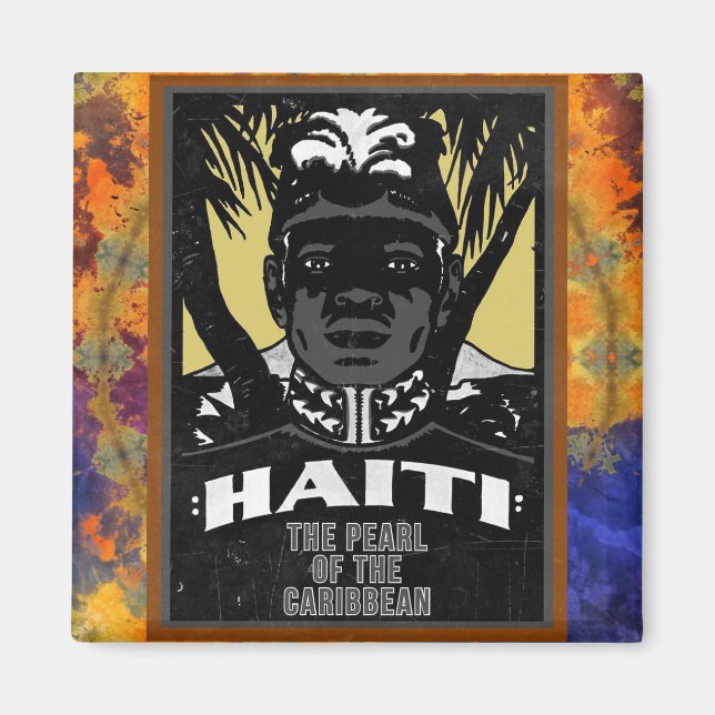 Íman HAITI A pérola do Caribe (Frente)