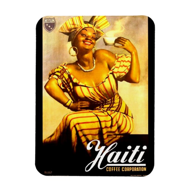 Íman Haiti Coffee Corporation e 1950 (Vertical)