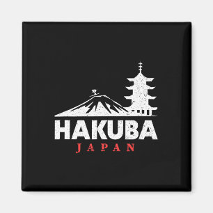 Íman Hakuba Japão Ski Resort Retro Skiboard Snowboard