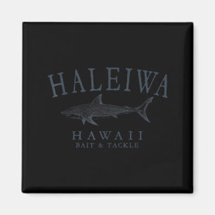 Íman Haleiwa havaí tubarão retrô ardósia arte pesca