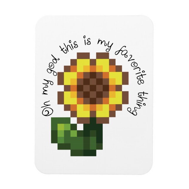 Íman Haley Sunflower Magnet - Stardew Valley Inspirado (Vertical)