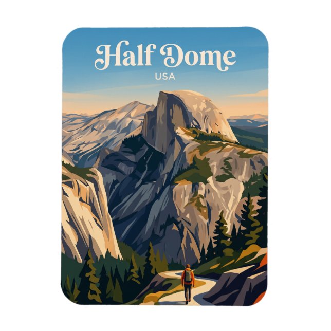 Íman Half Dome Yosemite EUA (Vertical)