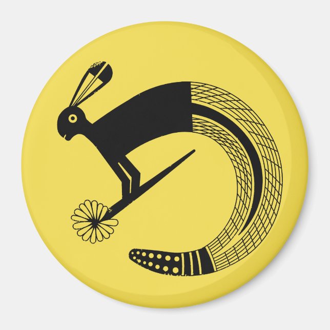 Íman Half Jack Rabbit e metade Rattle Cobra (Frente)