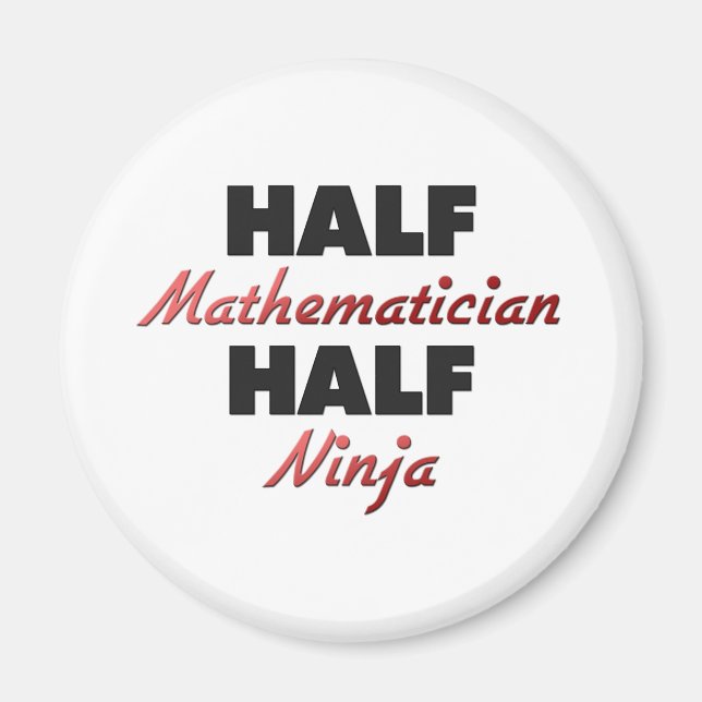 Íman Half Mathematician Half Ninja (Frente)