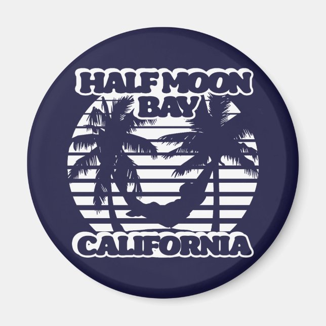 Íman Half Moon Bay Califórnia (Frente)
