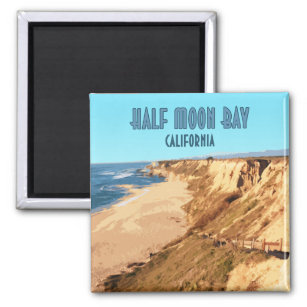 Íman Half Moon Bay California Vintage