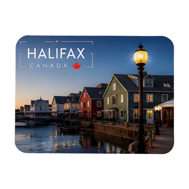 Íman Halifax Canadá Frente Marítima do Norte Viagem 🏔️ (Horizontal)