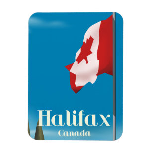 Íman Halifax Canada Travel poster