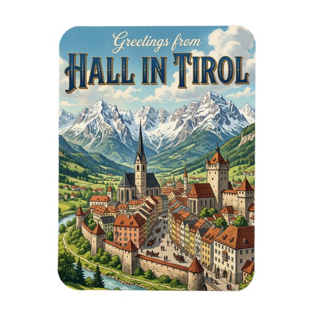 Íman Hall in Tirol Áustria (Vertical)