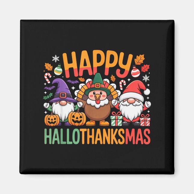 Íman Hallothanksmas Dental Istant Funny Tooth Christmas (Frente)
