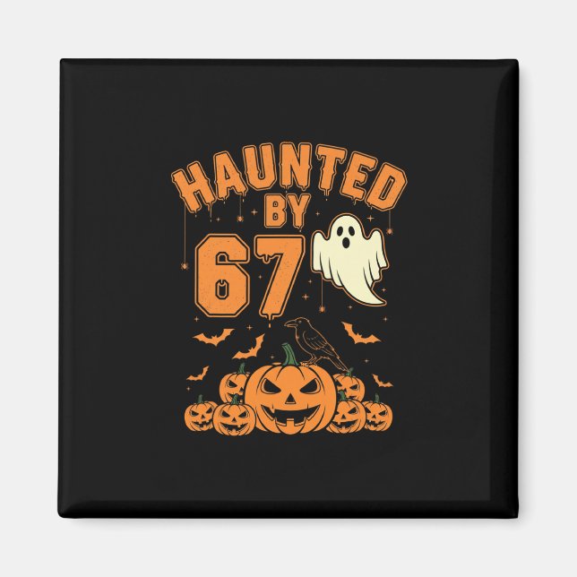 Íman Halloween Assombrado 67 Seis Sete Meme 1 (21)  (Frente)