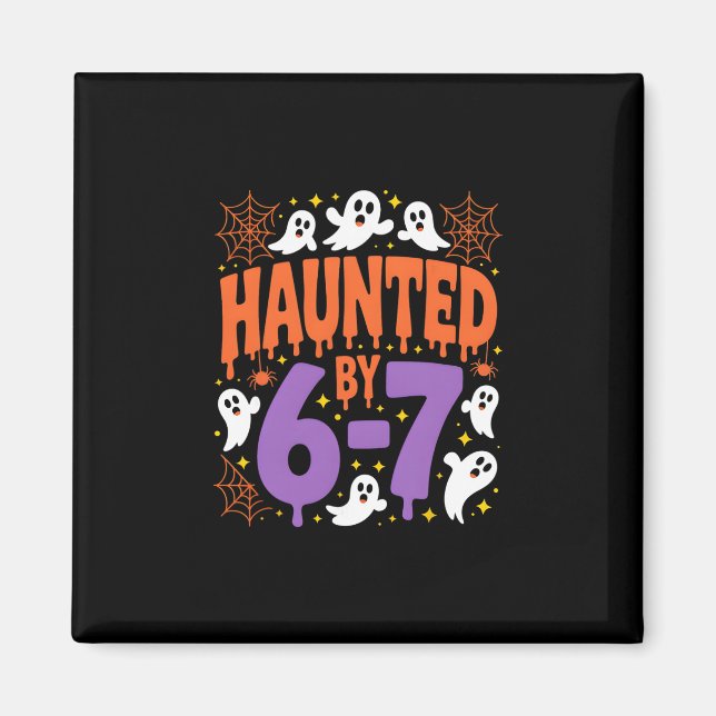 Íman Halloween Assombrado 67 Seis Sete Meme 1 (5)  (Frente)