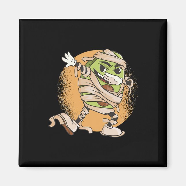 Íman Halloween Avocado Mummy (Frente)