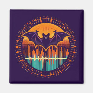 Íman Halloween Bat Echoes-Ultrasom-