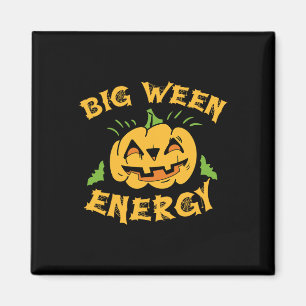 Íman Halloween Big Ween Costume Pumpkin Em Outubro T