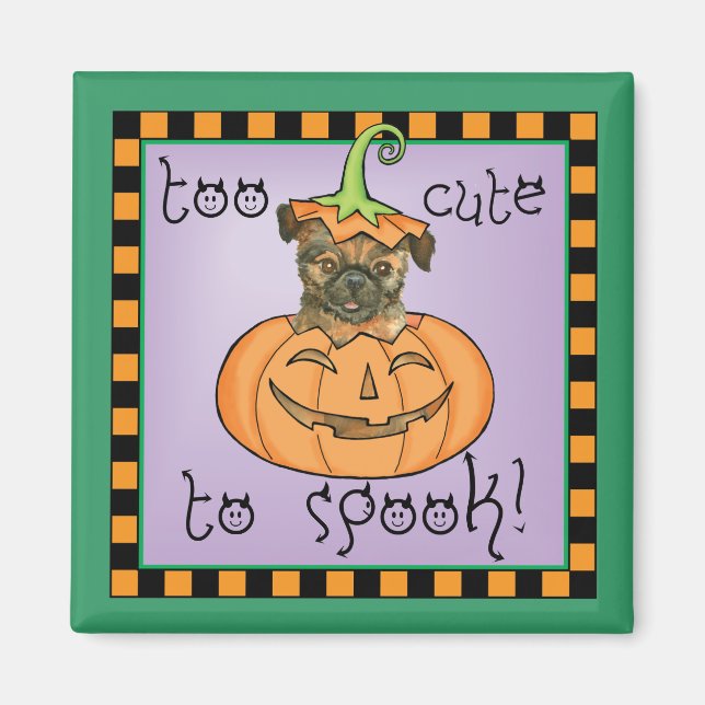 Íman Halloween Bruxelas Griffon Magnet (Frente)