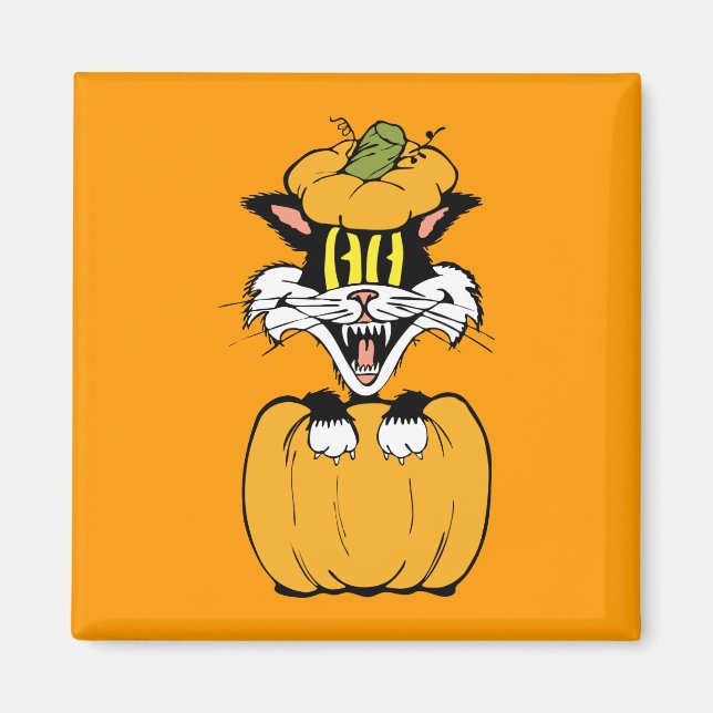 Íman Halloween Cat (Frente)