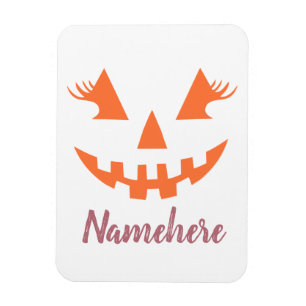 Íman Halloween da Girly Jack O Lanterna Pumpkin Persona