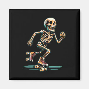Íman Halloween De Patinador De Rolagem