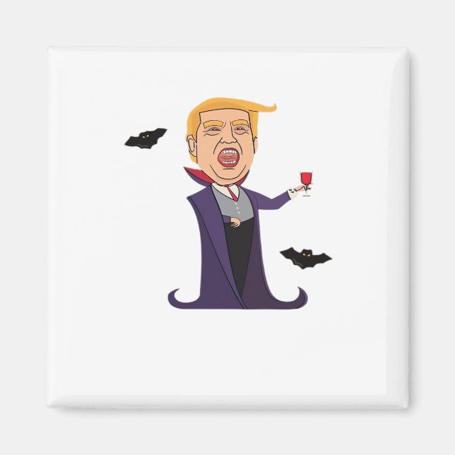 Íman Halloween Dracula Funny (Frente)