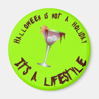 Íman Halloween é um botão de estilo de vida