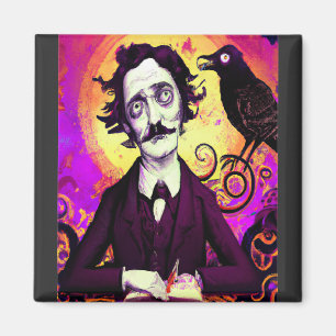Íman Halloween, Edgar Allen Poe, Raven, Nunca Mais