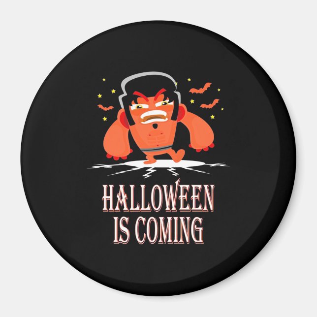 Íman Halloween Está Chegando (Frente)