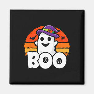 Íman Halloween - Fantasma Engraçado Bruxa - Boo - Hallo