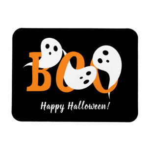 Íman Halloween Fantasmas Boo Negro