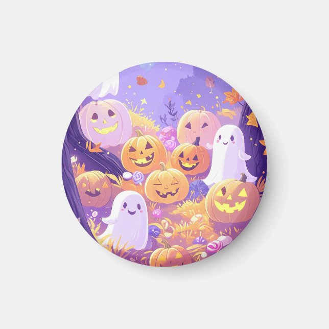 Íman Halloween Fofo (Frente)