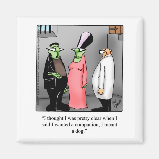 Íman Halloween Frankenstein Humor Magnet (Frente)
