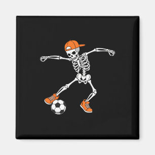 Íman Halloween Futebol Esqueleto Pé de Truque ou Tratam