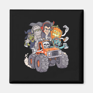 Íman Halloween Gamer Skeleton Zombie Monster Truck Boys