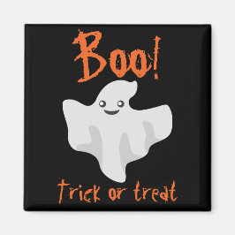 Íman Halloween Ghost Boo! Truque ou Tratar