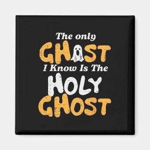 Íman Halloween Ghost Conheço Homens Sagrados Cristãos