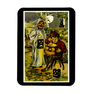 Íman Halloween Ghost e Jack-o-Lanterna