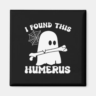 Íman Halloween Ghost Encontrei Humero Engraçado Mens de