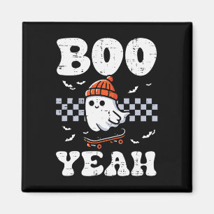 Íman Halloween Ghost Skateboard Boo Sim Costume Boys K